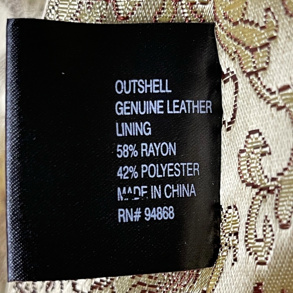 Norm Thompson vintage leather jacket blazer - Picture 9 of 12